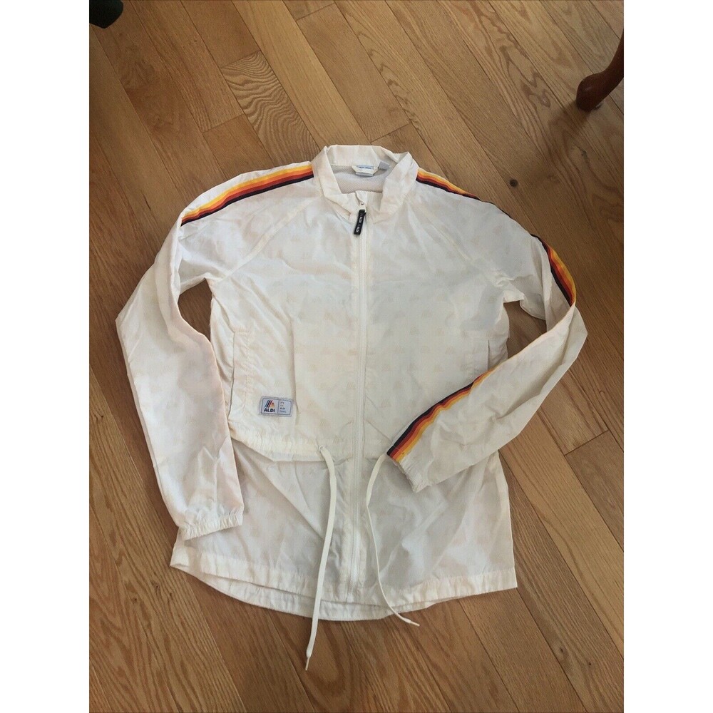 Aldi Capsule Gear‎ Full-Zip Lightweight Windbreaker White Women's Size Small